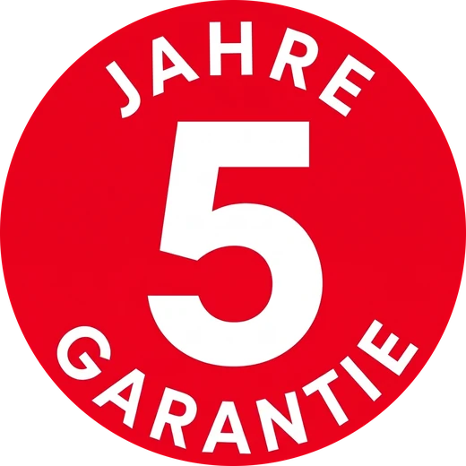 Siegel: 5 Jahre Garantie
